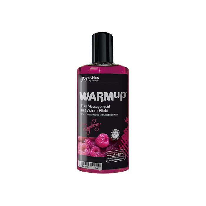 Tělový olej WARMup Malina 150 ml