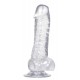 Dildo CRYSTAL CLEAR suction base